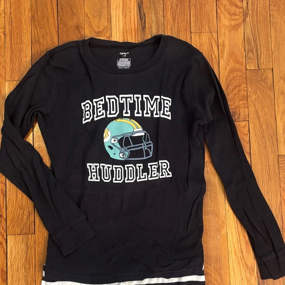 Carter's Black Long Sleeve Top with Graphic